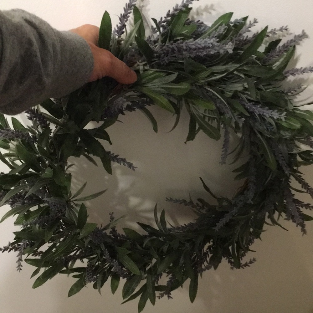 Lavender wreath